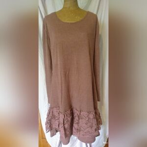 XL Sweater Dress with Thumbholes